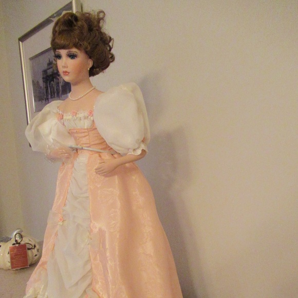 "Joy of Motherhood" Show Stopper Porcelain Doll - Picture 2 of 14